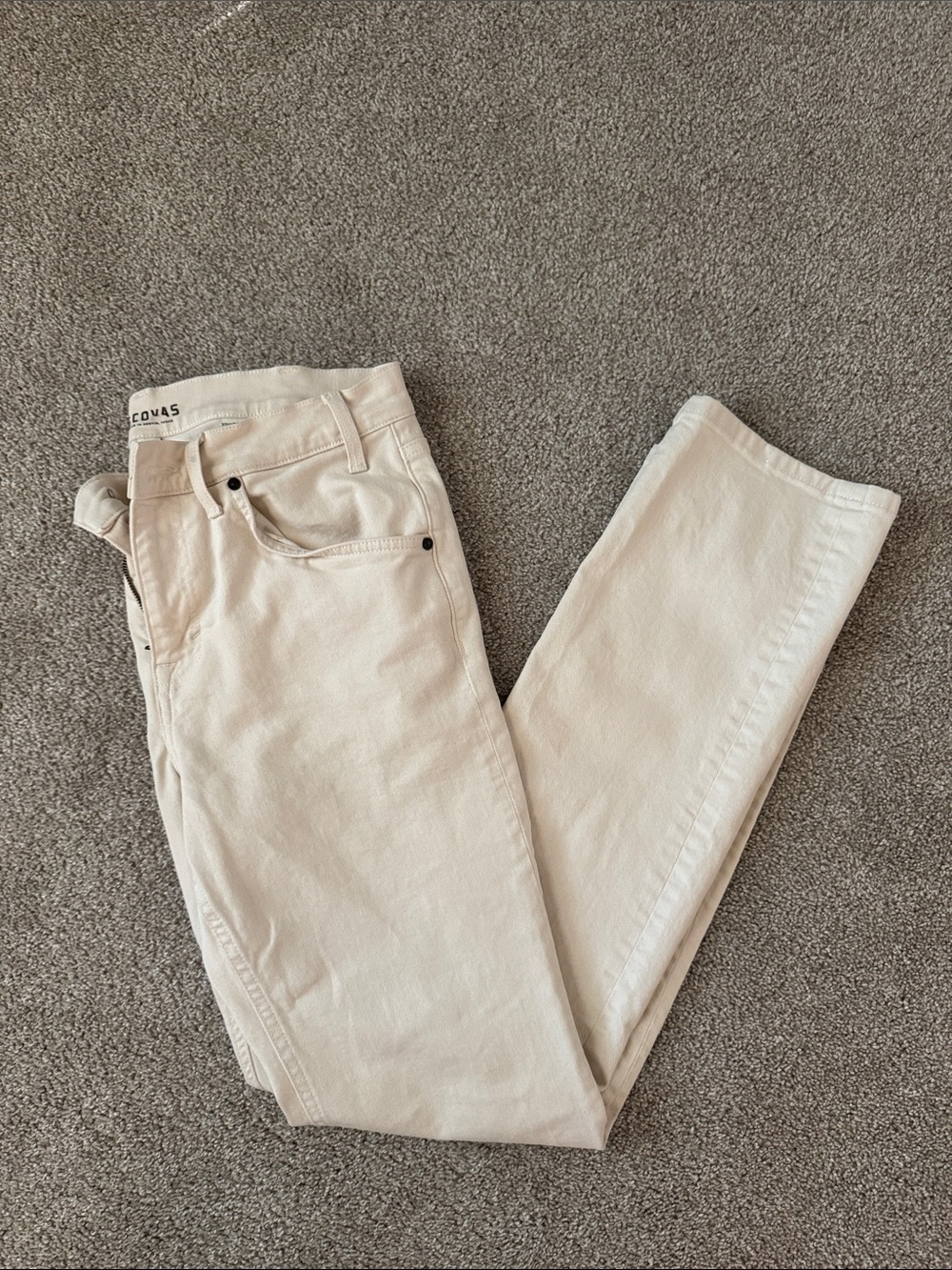 Men’s Everyday Standard Tecovas cream jeans 33 x 34